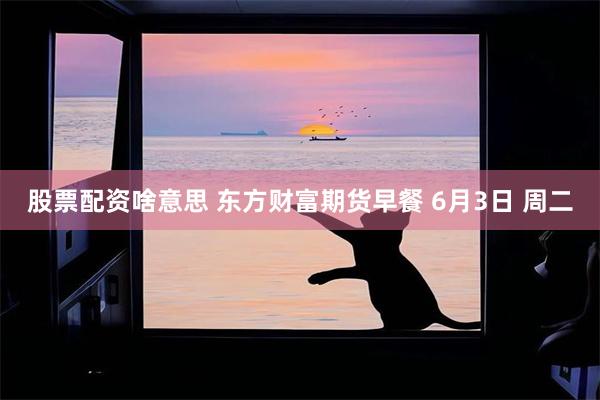 股票配资啥意思 东方财富期货早餐 6月3日 周二