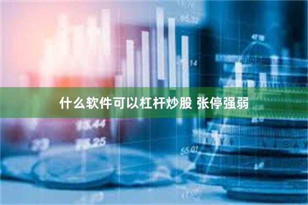 什么软件可以杠杆炒股 张停强弱