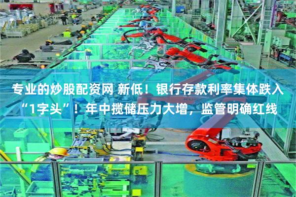 专业的炒股配资网 新低！银行存款利率集体跌入“1字头”！年中揽储压力大增，监管明确红线