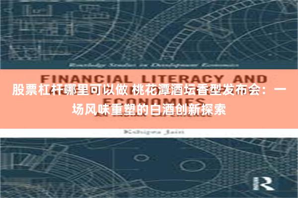 股票杠杆哪里可以做 桃花潭酒坛香型发布会：一场风味重塑的白酒创新探索